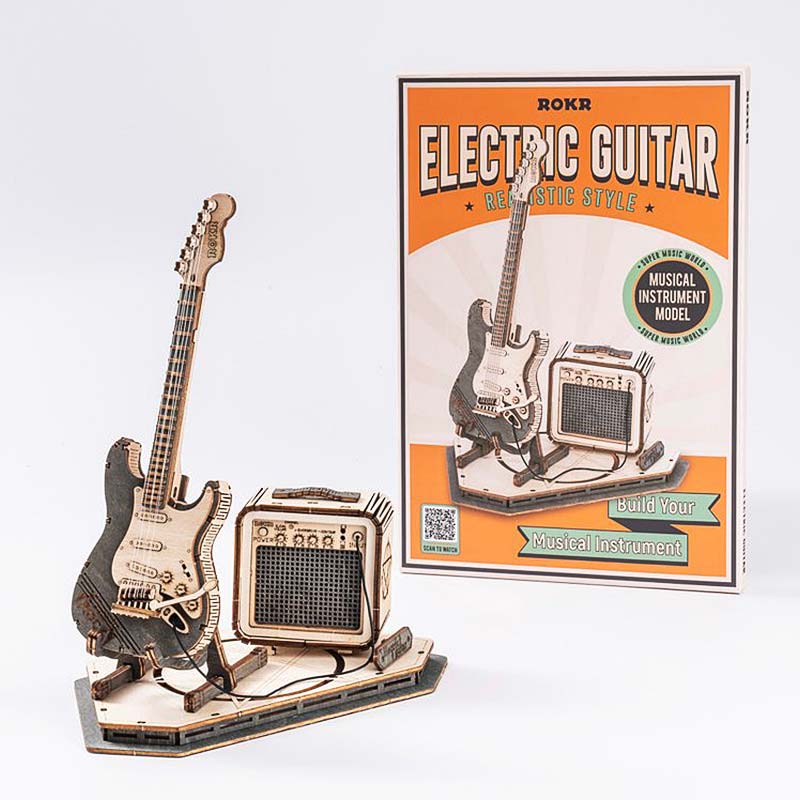 Guitarra Electrica con Amplificador Armable