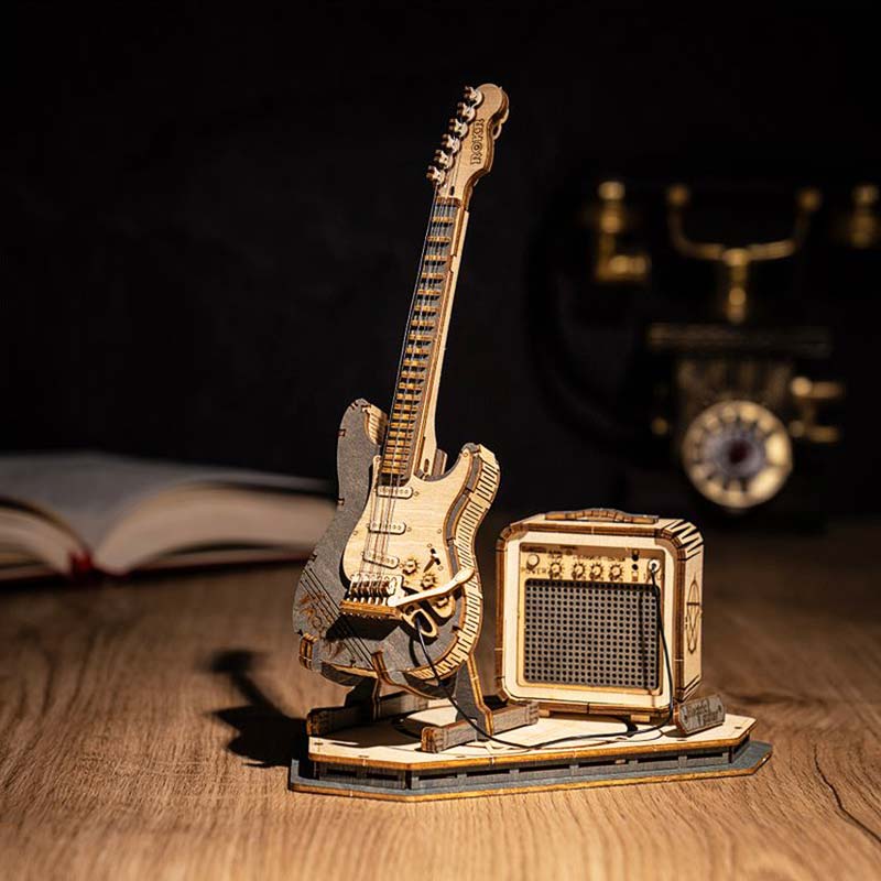 Guitarra Eléctrica con Amplificador Armable