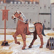 Caballo de Guerra Armable de Madera