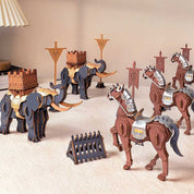 Caballo de Guerra Armable de Madera