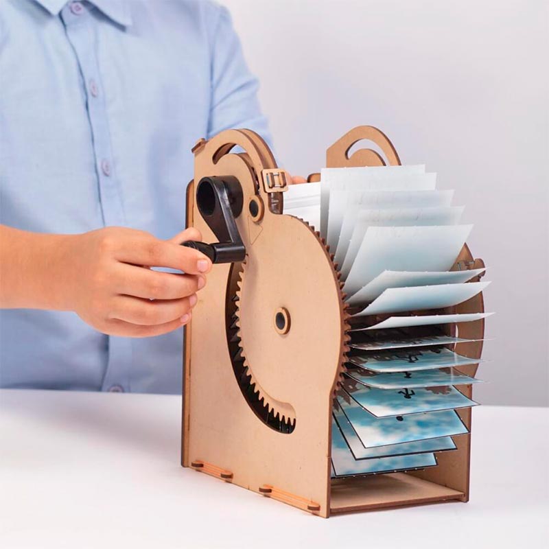 Maquina de Animacion Retroscopio Puzzle 3D Stem Smartivity