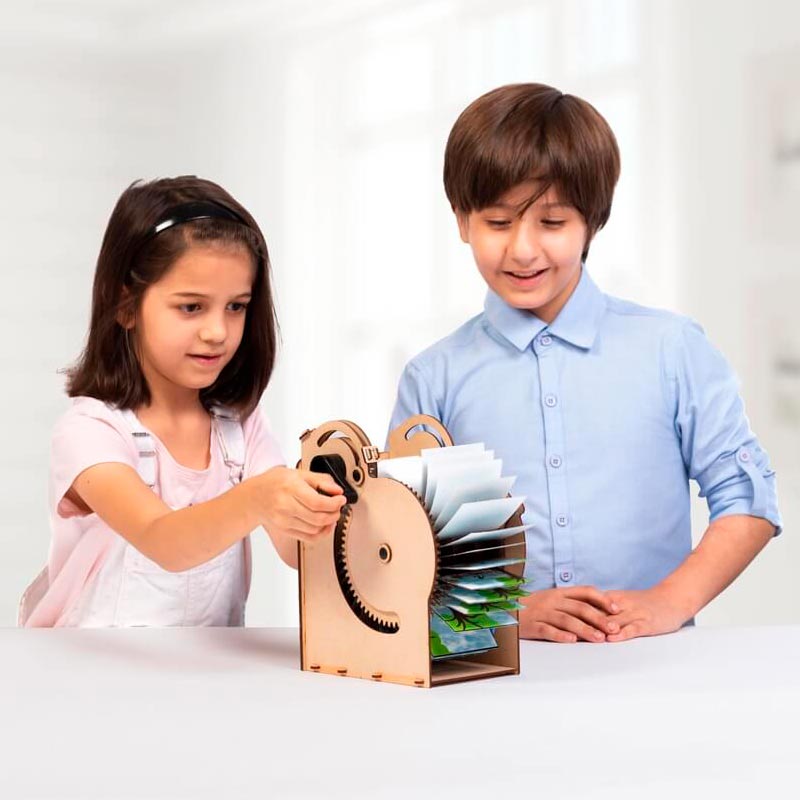 Maquina de Animacion Retroscopio Puzzle 3D Stem Smartivity