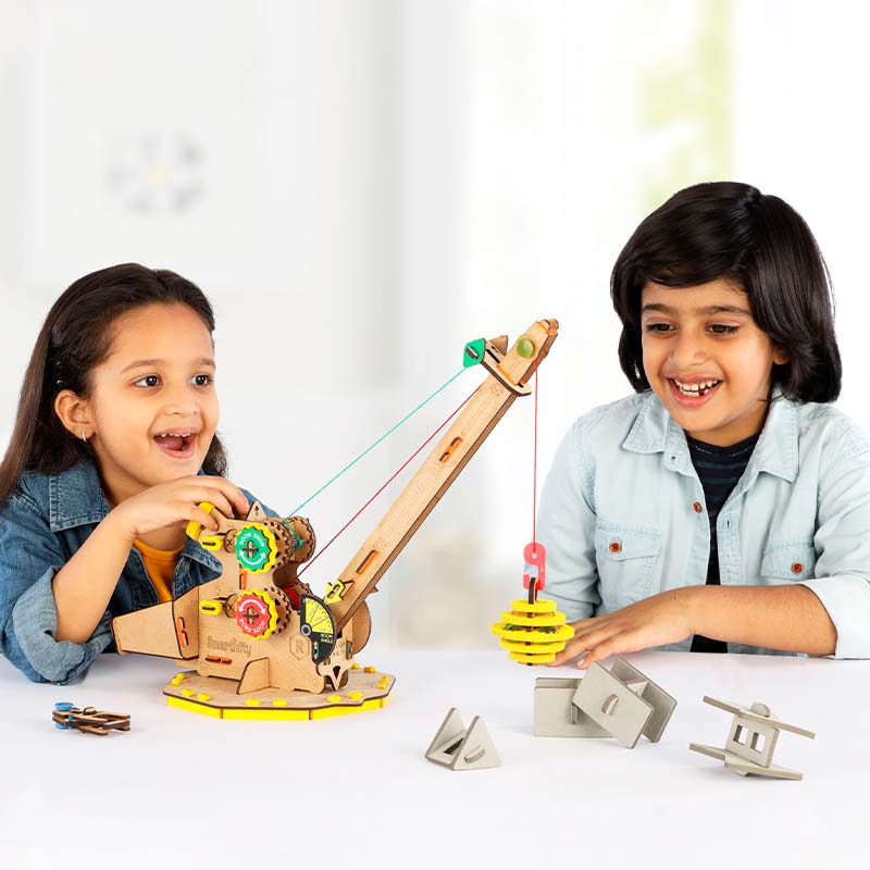 Grua de Construccion para amar Puzzle 3D Stem Smartivity