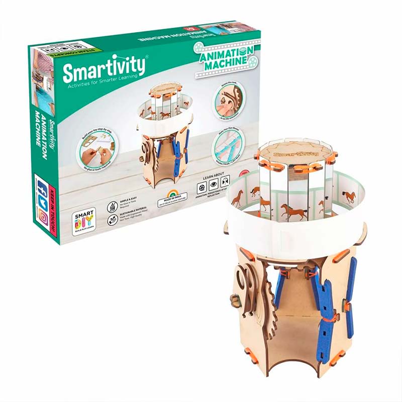 Maquina Animacion Kit Rotativo Puzzle 3D Stem Smartivity