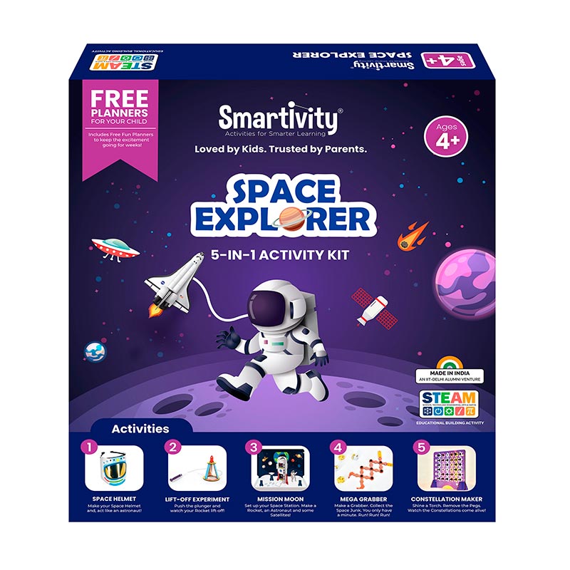 Kit de Exploracion Espacial 5 en 1 Puzzle 3D Stem Smartivity