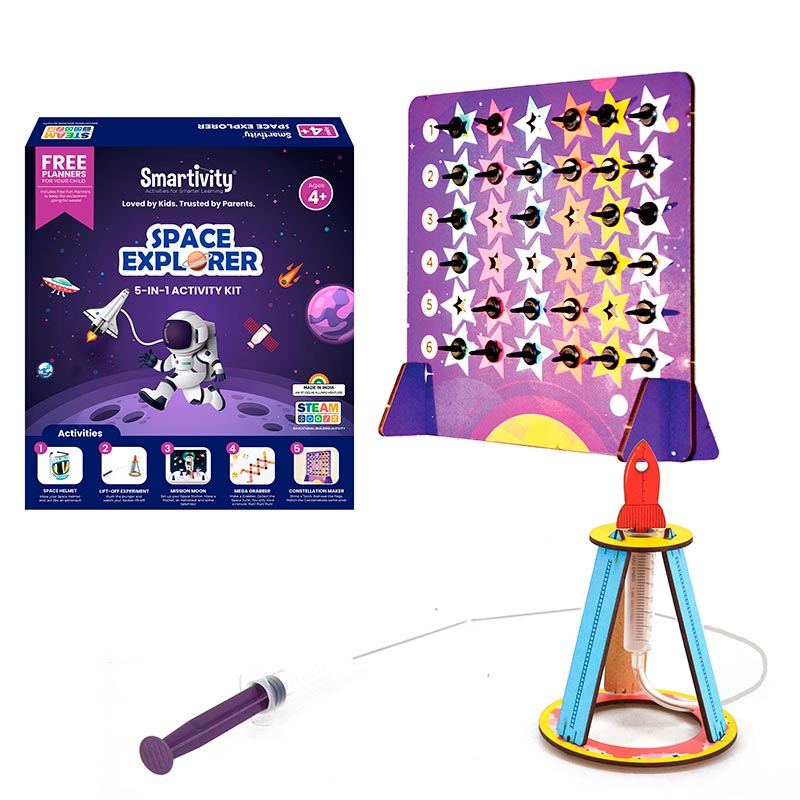 Kit de Exploracion Espacial 5 en 1 Puzzle 3D Stem Smartivity