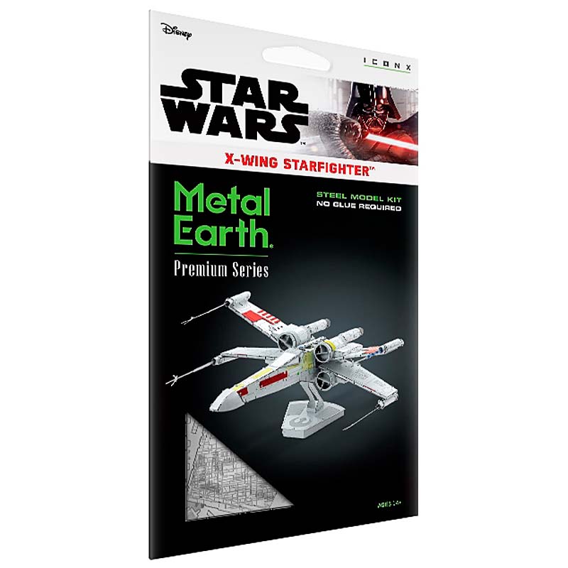 Star Wars X-Wing Starfighter Puzzle 3D Metal Earth ICONX