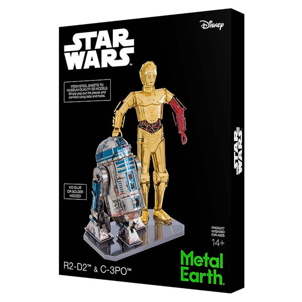 Star Wars R2D2 y C3PO Premium Puzzle 3D Metal Earth
