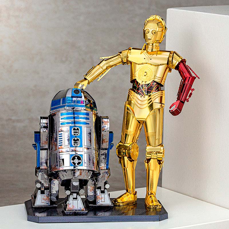 Star Wars R2D2 y C3PO Premium Puzzle 3D Metal Earth