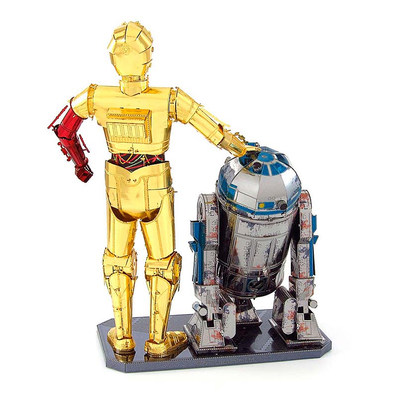 Star Wars R2D2 y C3PO Premium Puzzle 3D Metal Earth