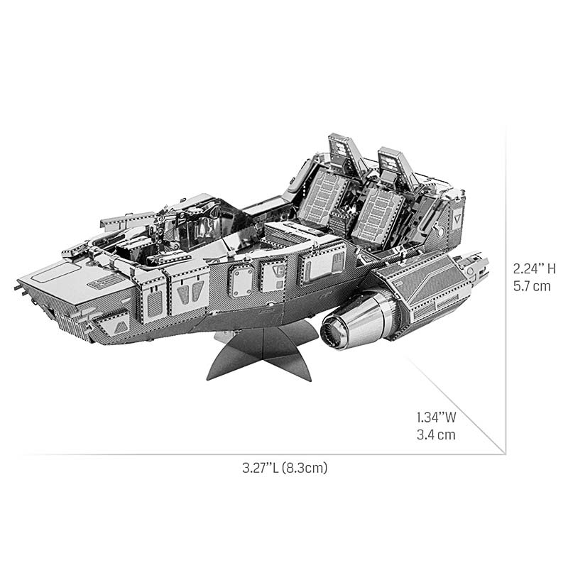 Star Wars First Order Snowspeeder Puzzle 3D Metal Earth